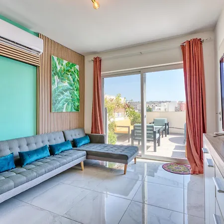 アパート Designer 5 Star Garden Penthouse Hot Tub Marina Skyline